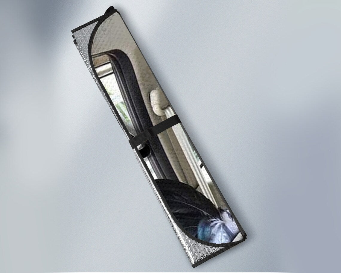 Chicken Family Driving Car Auto Sunshades