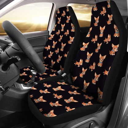 Chihuahua Cartoon Car Seat Cover Universal Fit 052512