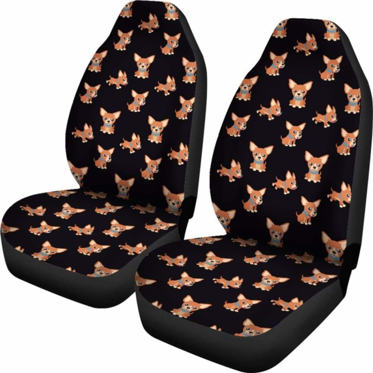 Chihuahua Cartoon Car Seat Cover Universal Fit 052512