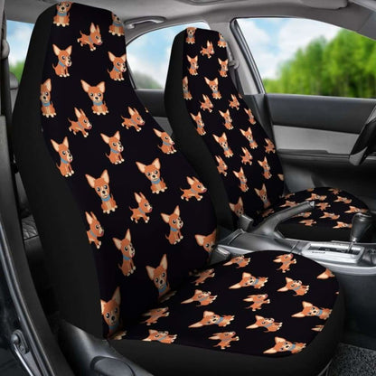 Chihuahua Cartoon Car Seat Cover Universal Fit 052512