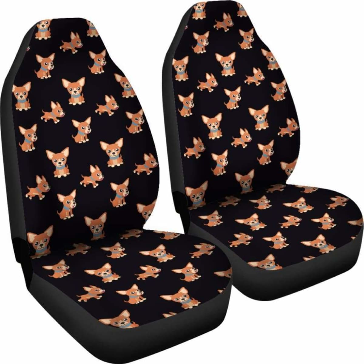 Chihuahua Cartoon Car Seat Cover Universal Fit 052512