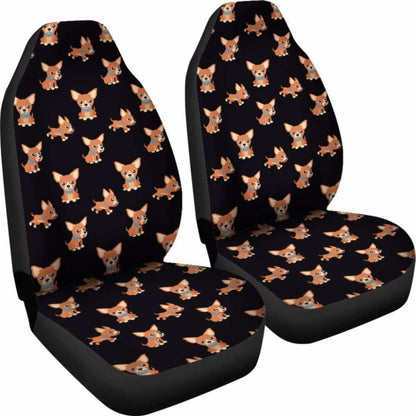 Chihuahua Cartoon Car Seat Cover Universal Fit 052512