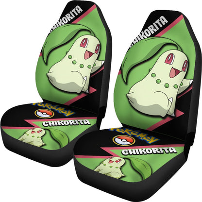 Chikorita Car Seat Covers Custom Anime Pokemon Car Accessories