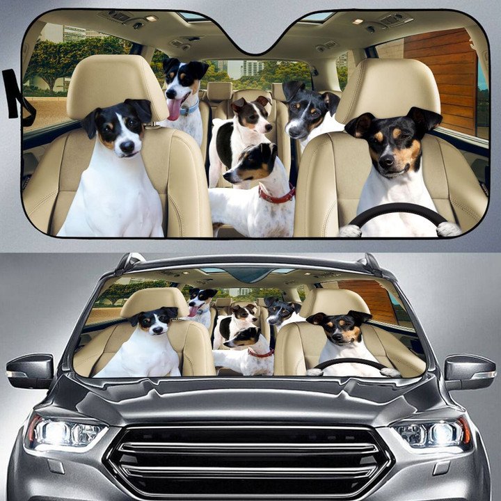 Chilean Terrier_ Terrier Chileno Car All Over Printed 3D Sun Shade