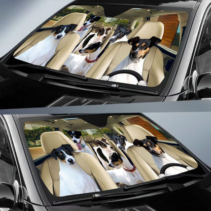 Chilean Terrier_ Terrier Chileno Car All Over Printed 3D Sun Shade