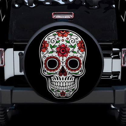 Chingona Skull Car Spare Tire Cover