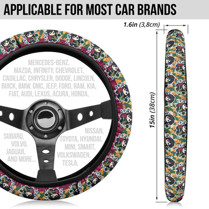 Chipi Giyu Tomioka Demon Slayer Anime Car Steering Wheel Cover 1