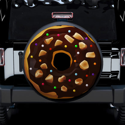 Chocolate Donut Jeep Car Spare Tire Cover