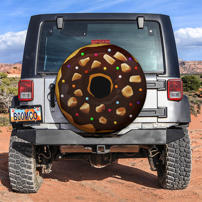 Chocolate Donut Jeep Car Spare Tire Cover
