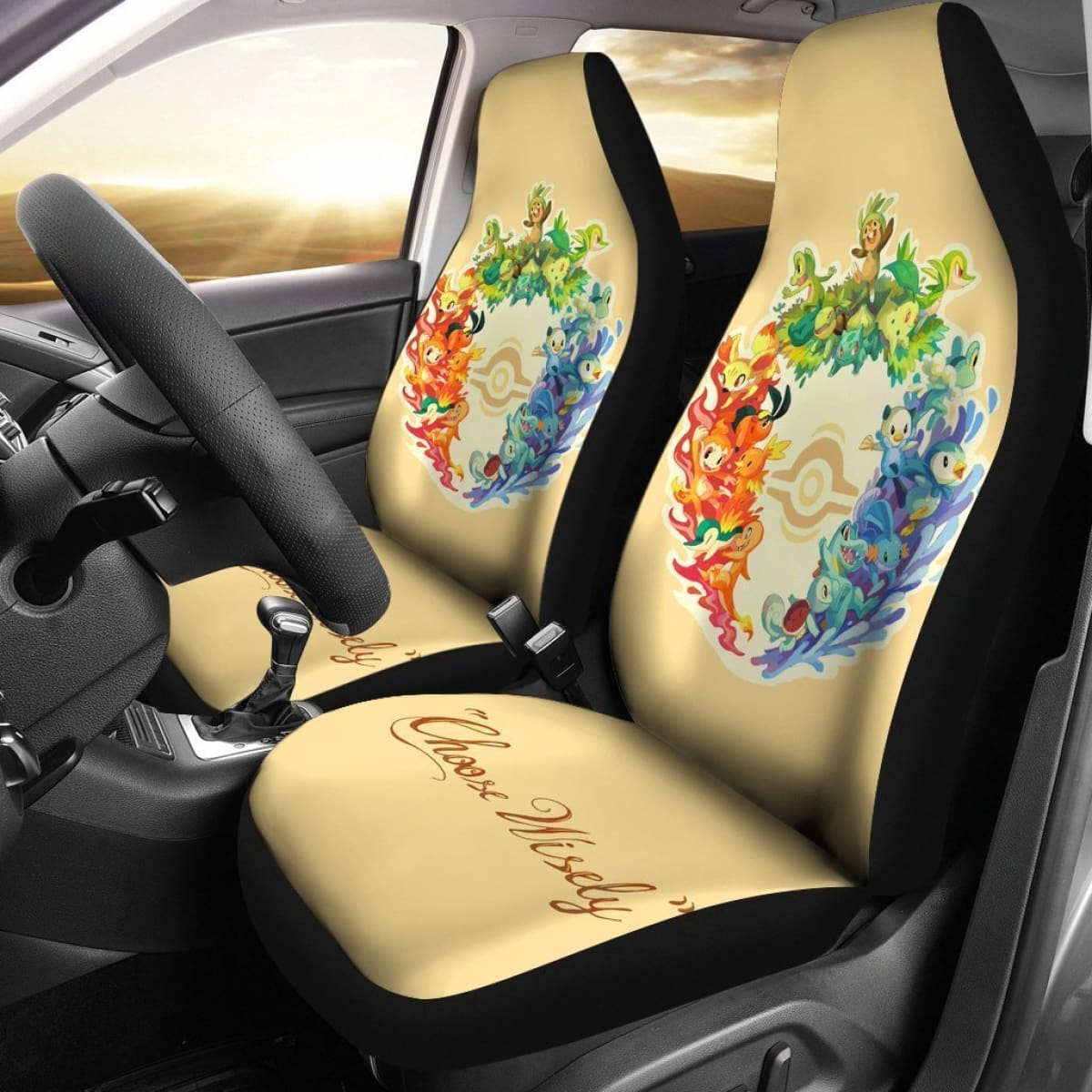 Choose Wisely Pokemon Car Seat Covers Lt03 Universal Fit 225721