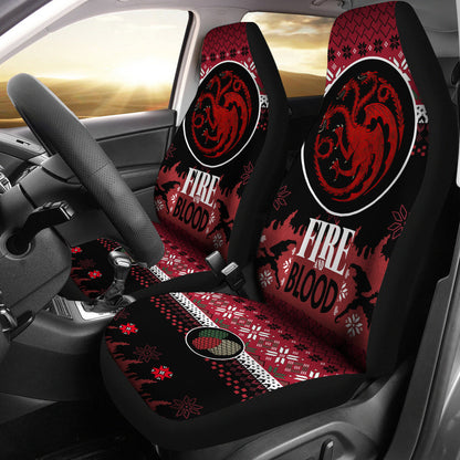 Christmas Game Of Thrones Targaryen Christmas Car Seat Covers