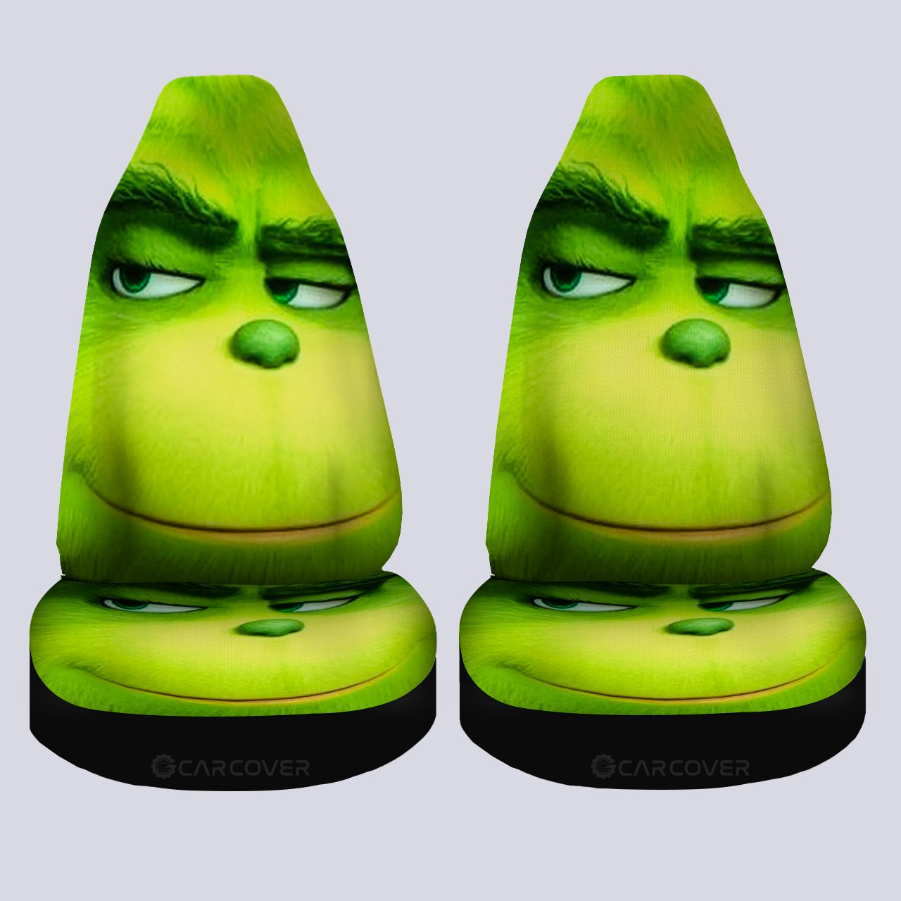 Christmas Grinch Car Seat Covers Custom Car Interior Accessories