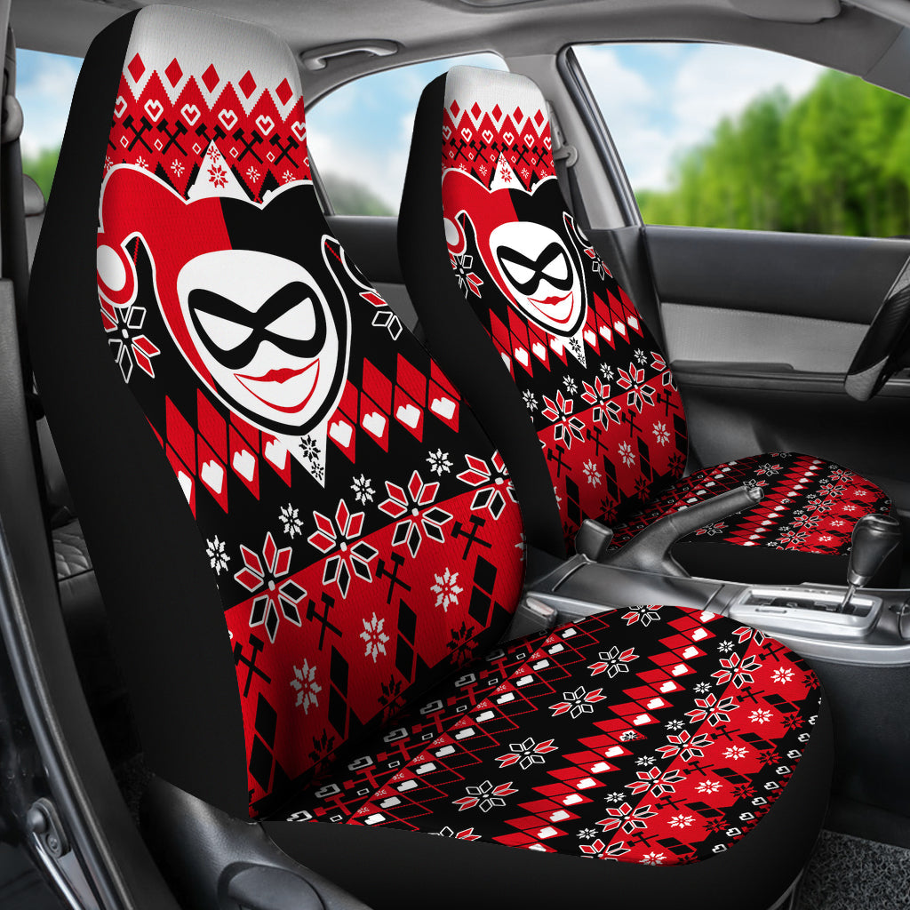 Christmas Harley Quinn Car Seat Covers