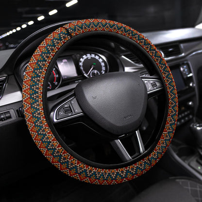Christmas Ugly Style Premium Car Steering Wheel Cover
