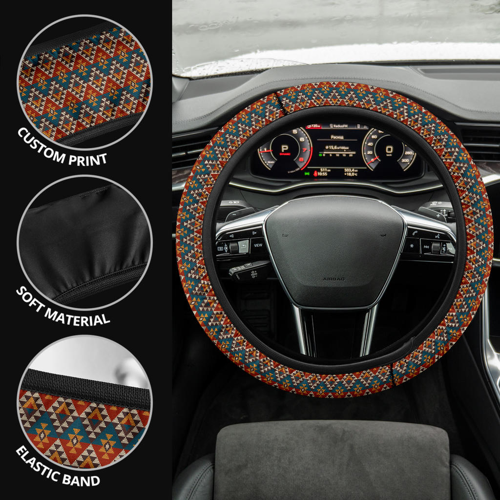 Christmas Ugly Style Premium Car Steering Wheel Cover