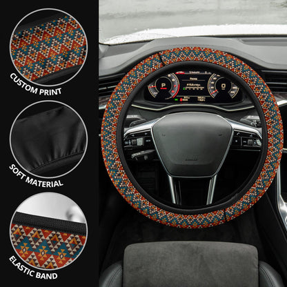 Christmas Ugly Style Premium Car Steering Wheel Cover