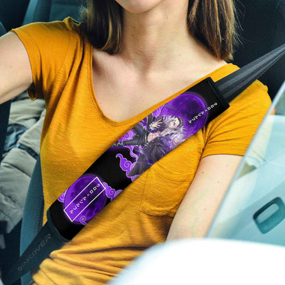 Chrollo Lucilfer Seat Belt Covers Custom Anime Hunter x Hunter Car Accessories