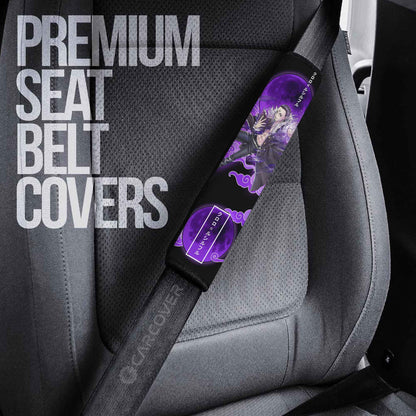 Chrollo Lucilfer Seat Belt Covers Custom Anime Hunter x Hunter Car Accessories