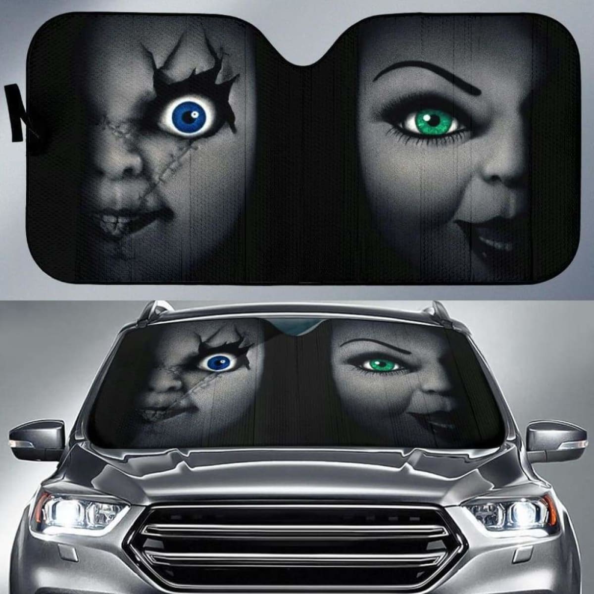 Chucky Auto Sun Shades 918b Universal Fit