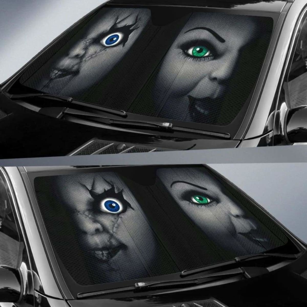 Chucky Auto Sun Shades 918b Universal Fit