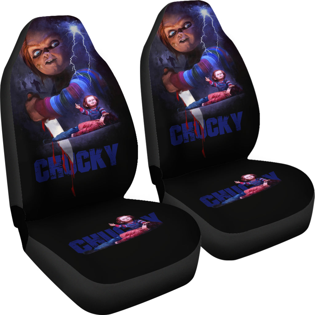 Chucky Blood Horror Film Car Seat Covers Chucky Horror Film Car Accesories Ci091421