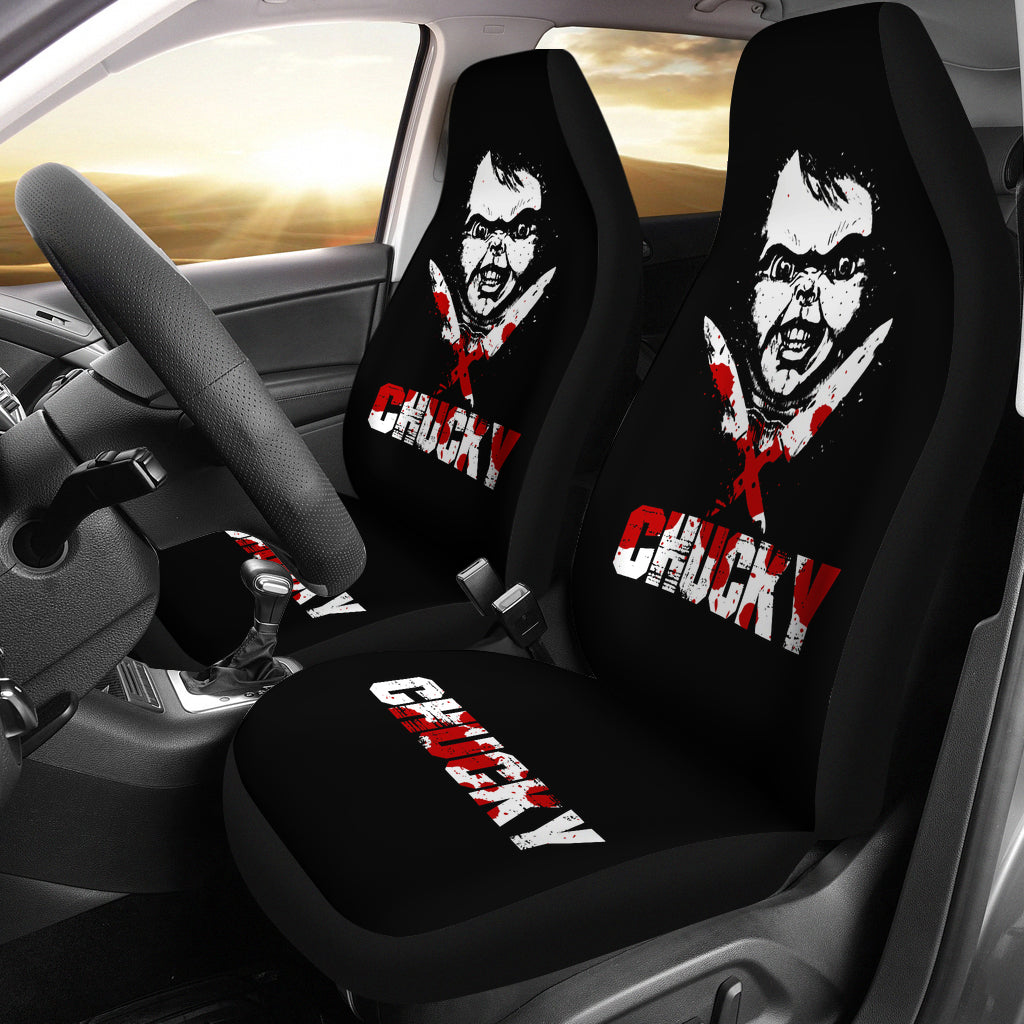 Chucky Blood Horror Film Car Seat Covers Chucky Horror Film Car Accesories Ci091121
