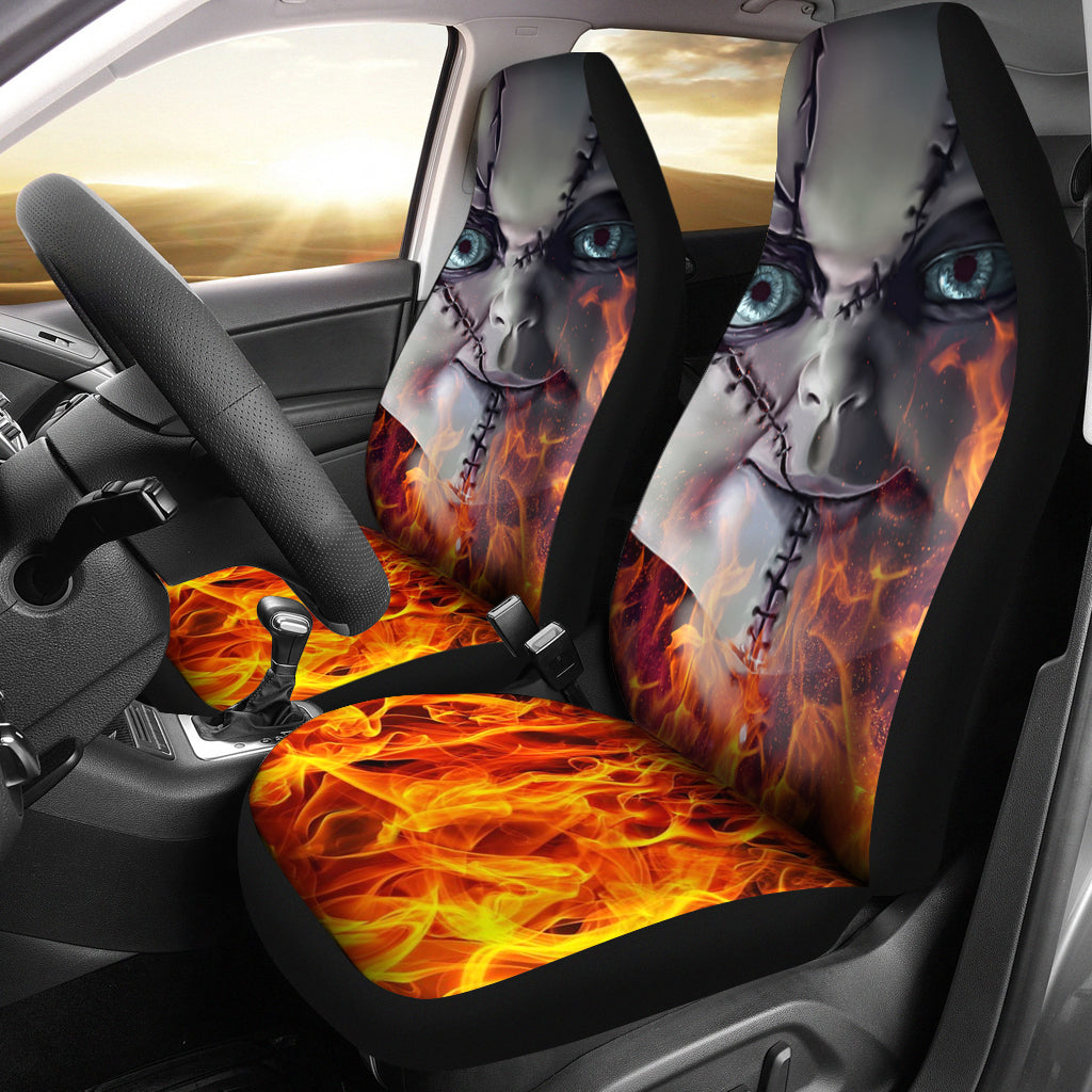 Chucky Fire Horror Movie Car Seat Covers Chucky Horror Film Car Accesories Ci091121