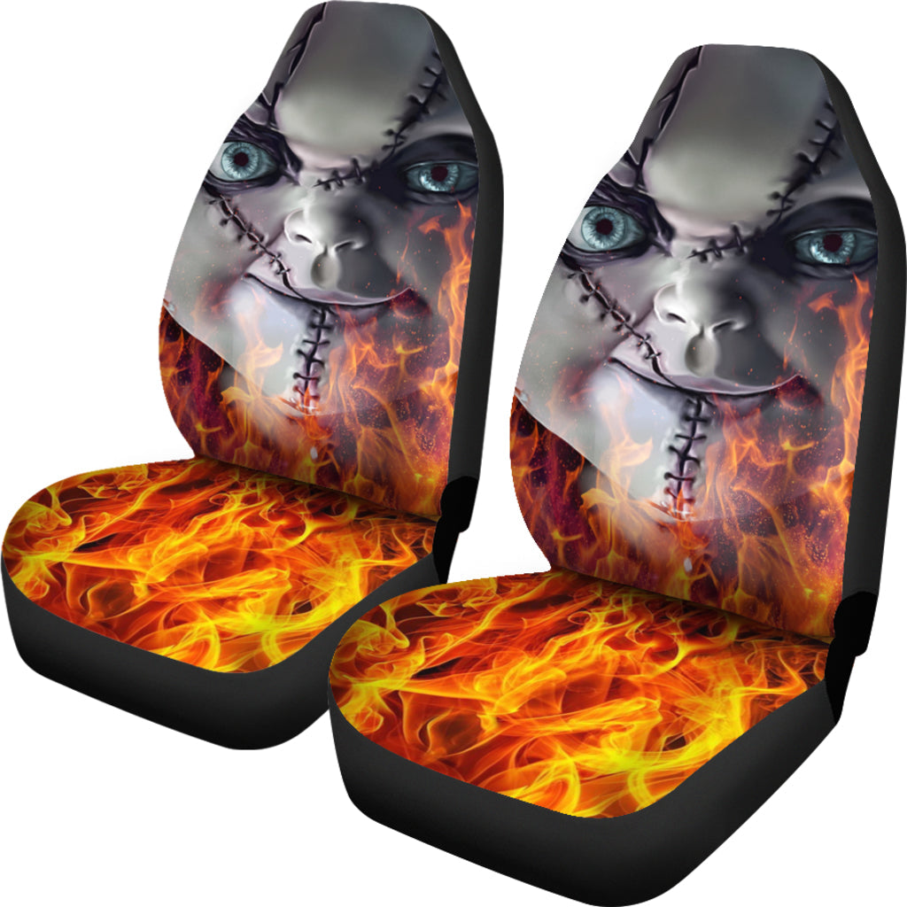 Chucky Fire Horror Movie Car Seat Covers Chucky Horror Film Car Accesories Ci091121