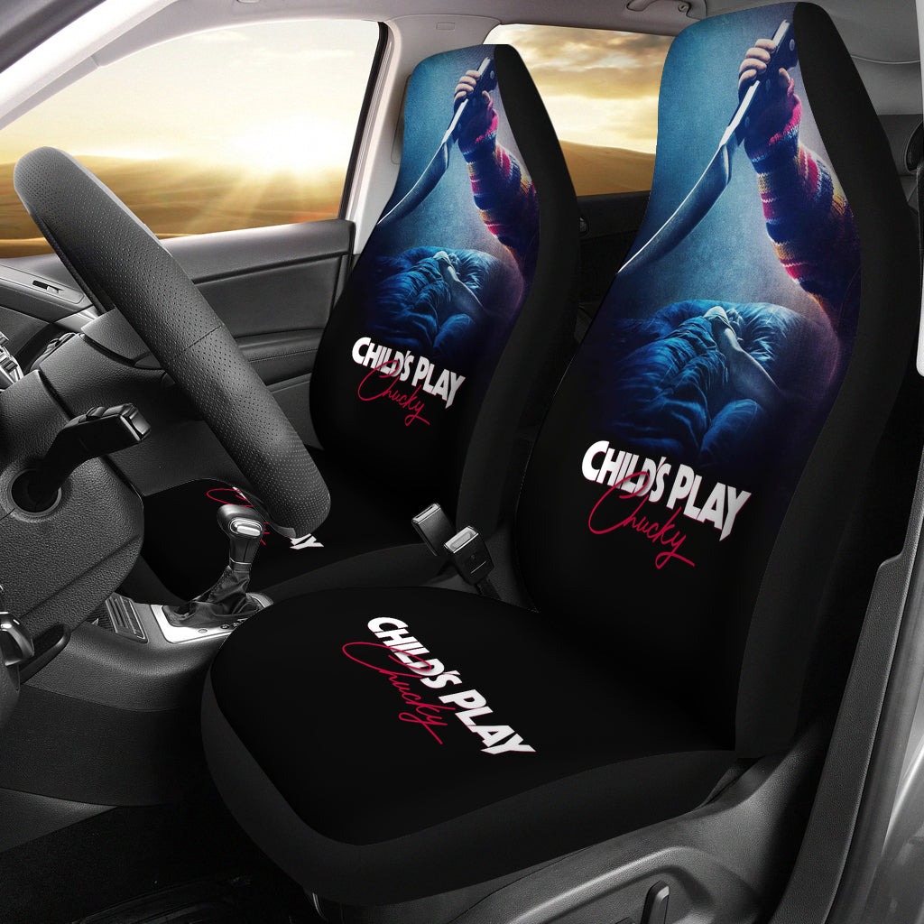 Chucky Hand Blood Horror Halloween Car Seat Covers Chucky Horror Film Car Accesories Ci091521