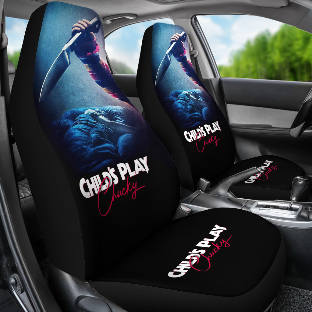 Chucky Hand Blood Horror Halloween Car Seat Covers Chucky Horror Film Car Accesories Ci091521
