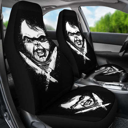 Chucky Horror Film  Fan Gift Car Seat Cover Universal Fit 210212