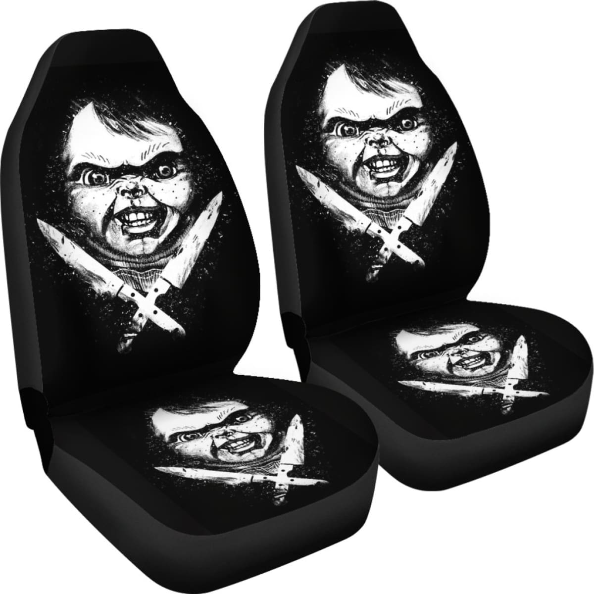 Chucky Horror Film  Fan Gift Car Seat Cover Universal Fit 210212