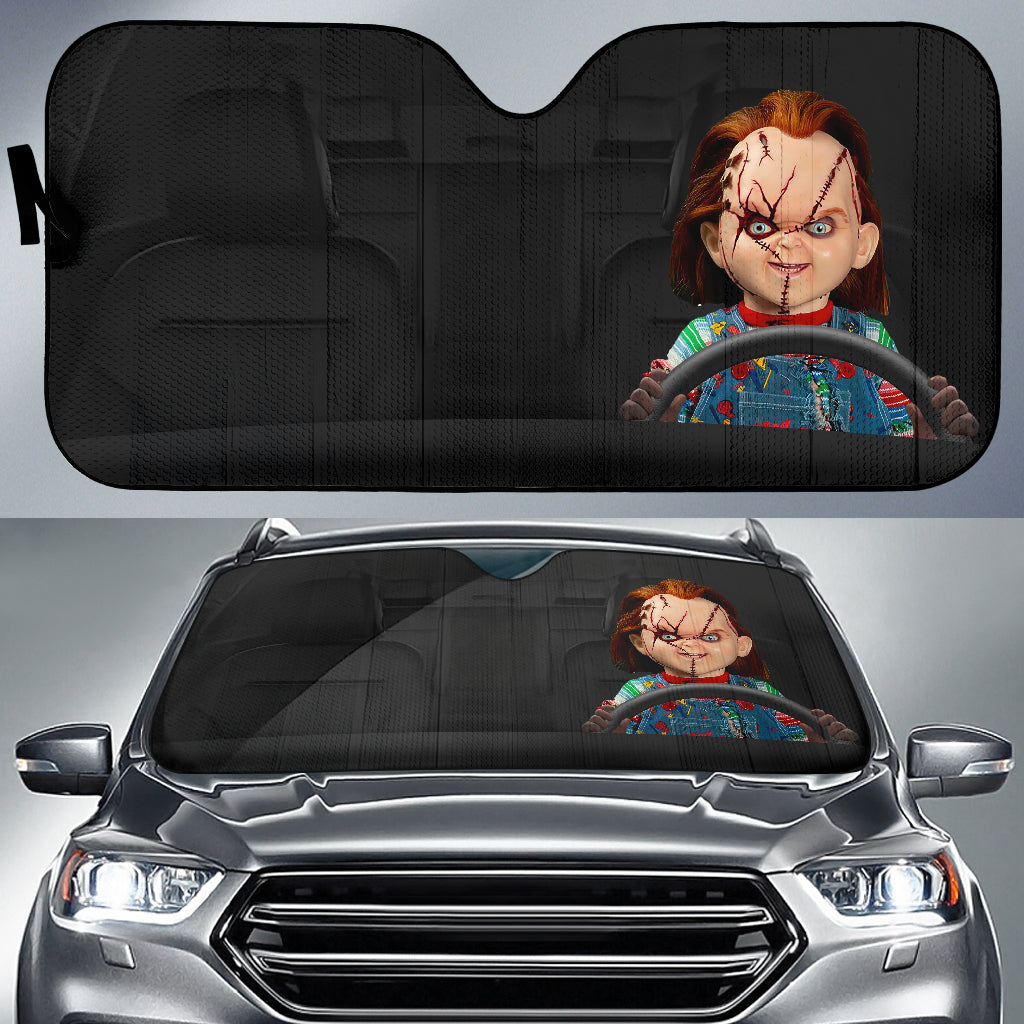 Chucky Horror Movies Car Auto Sunshades