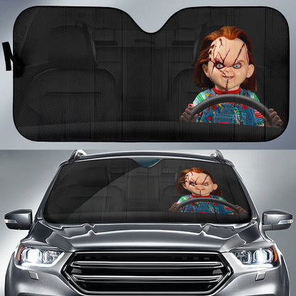Chucky Horror Movies Car Auto Sunshades