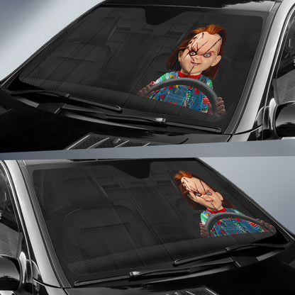 Chucky Horror Movies Car Auto Sunshades