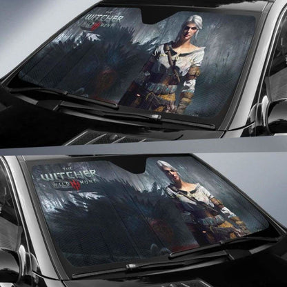 Ciri Car Sun Shades The Witcher 3: Wild Hunt Game Fan Gift Universal Fit 051012