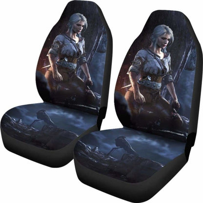 Ciri The Witcher 3: Wild Hunt Game Fan Gift Car Seat Covers Universal Fit 051012