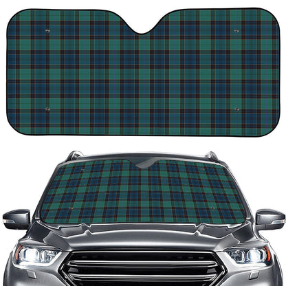Clan Campbell Tartan Pattern Print Car Windshield Sun Shade