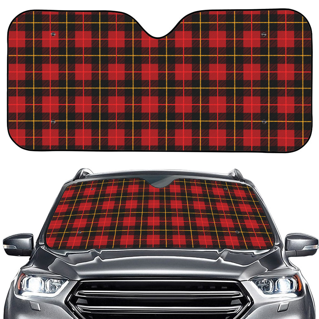 Clan Macqueen Tartan Pattern Print Car Windshield Sun Shade