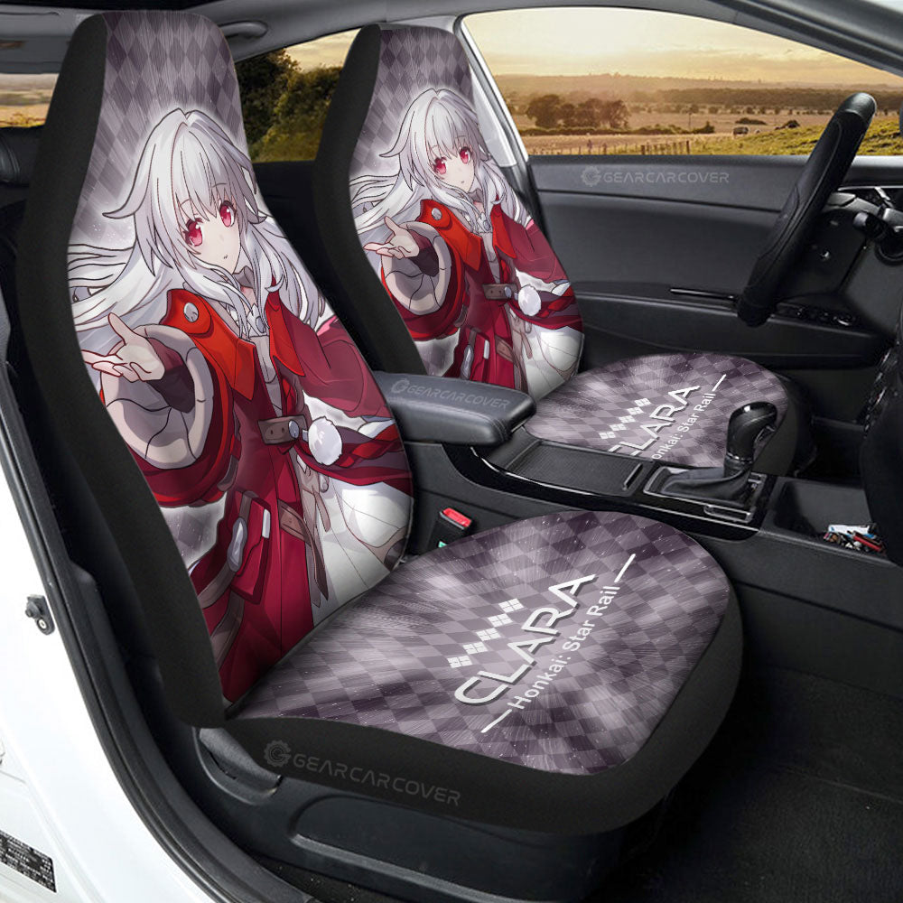 Clara Car Seat Covers Custom Honkai Star Rail Car Accessories
