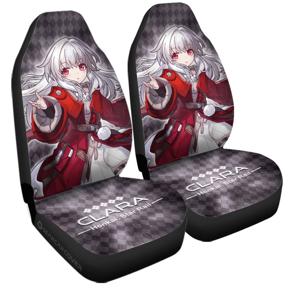 Clara Car Seat Covers Custom Honkai Star Rail Car Accessories