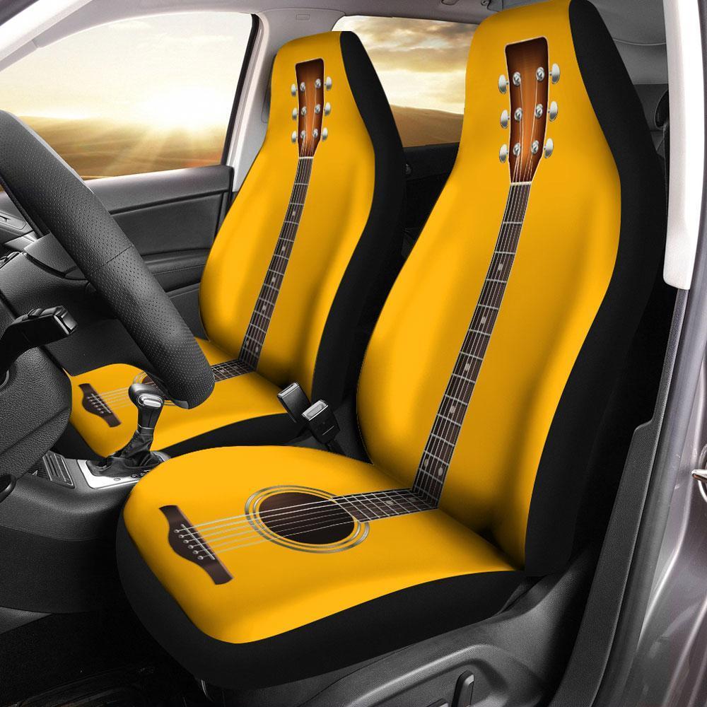 Classic Guitar Car Seat Covers Custom Guitar Lover Car Accessories