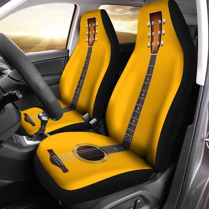 Classic Guitar Car Seat Covers Custom Guitar Lover Car Accessories
