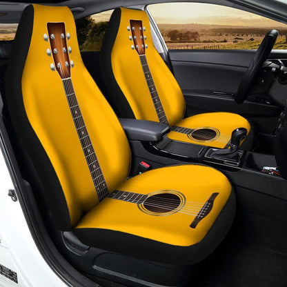 Classic Guitar Car Seat Covers Custom Guitar Lover Car Accessories