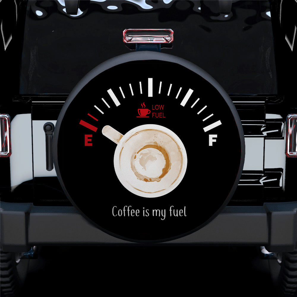 Coffee Speed Car Spare Tire Cover