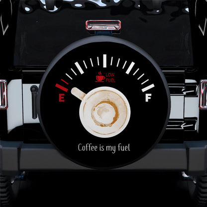 Coffee Speed Car Spare Tire Cover