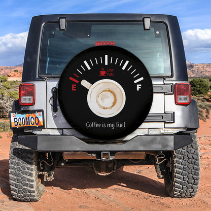Coffee Speed Car Spare Tire Cover