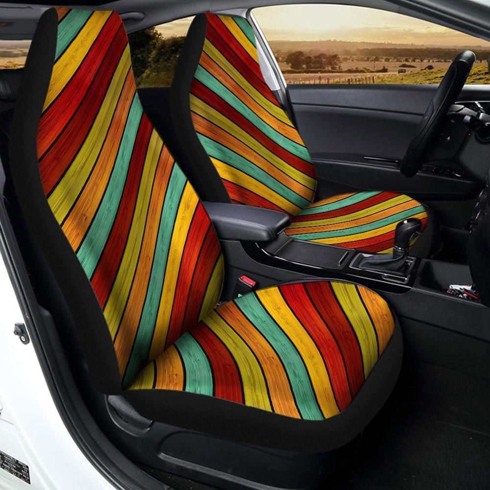Color Strips Car Seat Covers Custom Car Accessories