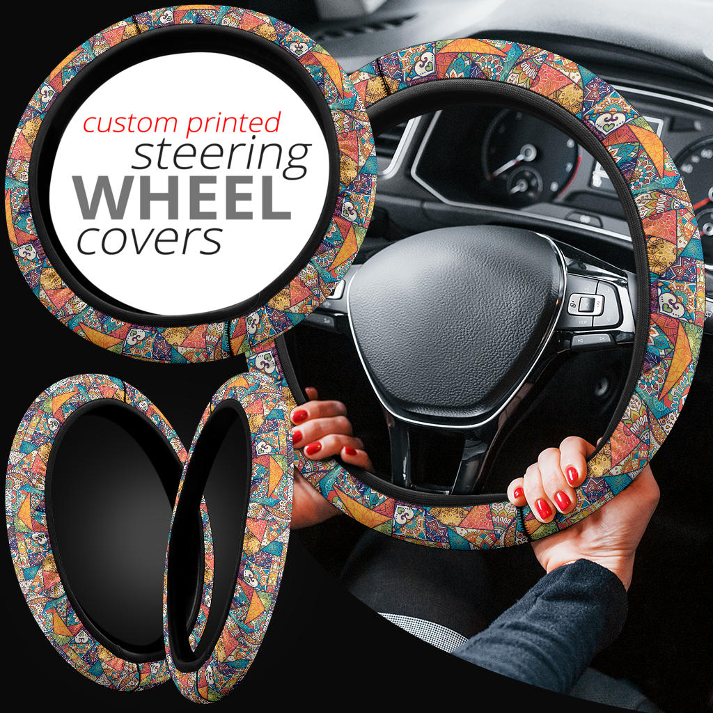 Colorful Fashion Premium Car Steering Wheel Cover