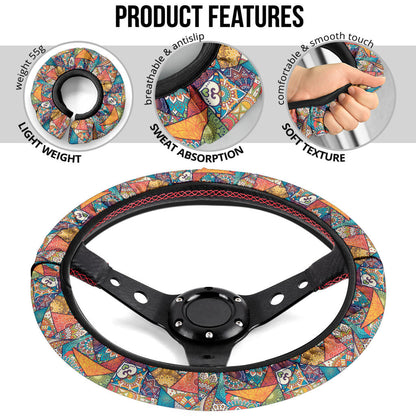 Colorful Fashion Premium Car Steering Wheel Cover
